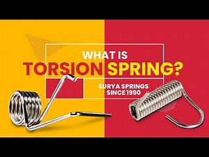 Torsion Spring? | Definition | Part Application | What exactly are they? Surya Springs