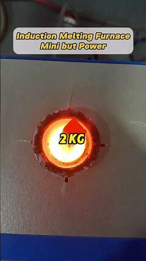 Melt 2kg of Gold in Just 2 Minutes? See This Mini Furnace in Action!