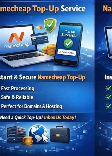 Namecheap Top-Up Made Easy | Fast & Secure Method