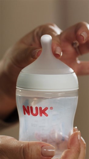 The Perfect Match™ Bottle adapts to baby just like mom’s breast, mimicking the fit, feel, and flow. | NUK