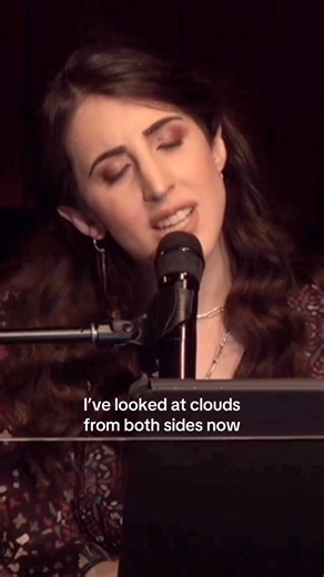 Singing this LIVE at my sold out NYC show was one of the most special and beautiful experiences. I’ll remember this forever 🥹💜 Both Sides Now by Joni Mitchell #jonimitchell #60smusic #singer #alto | Liz Lieber