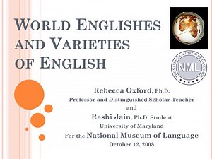 World Englishes and Varieties of English - SlideServe