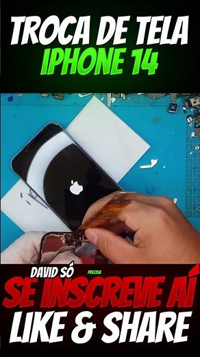 😱 iPhone 14 com a TELA QUEBRADA! O Conserto Vai te Surpreender!
