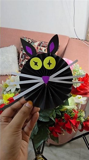 how to make cute cat🐱 papercraft #handmade #shortfeed#trending#craft forbeginners#viral#diy