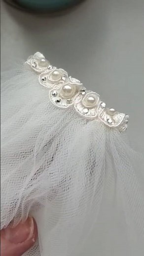 DECORATE A BRIDAL COMB WITH LACE (NO BEADING METHOD)