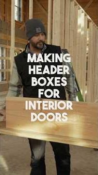 How to make header boxes for your doors! #builders #howtobuild #howto #diy