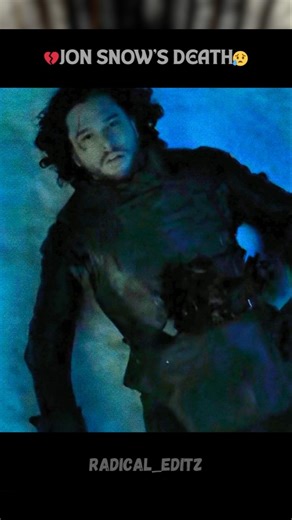Jon Snow’s Death 💔 | “For The Watch” | Game of Thrones #Shorts