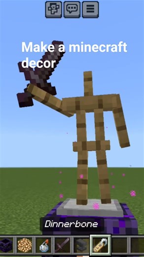 How to make minecraft house decor #shorts #shorts #shorts