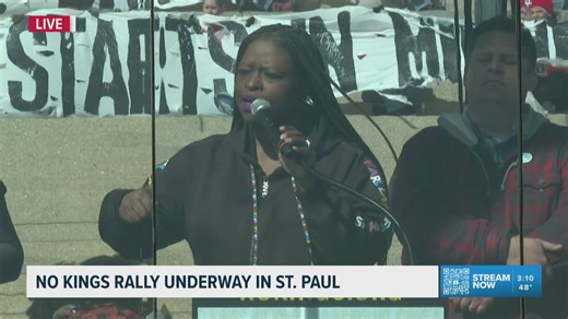 No Kings rally in St. Paul: Nekima Levy Armstrong speaks amid Cities Church protest case involving Don Lemon