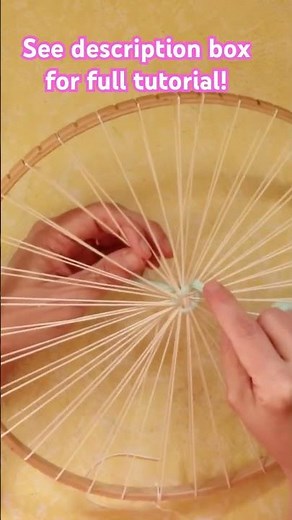 How to weave on a circle loom