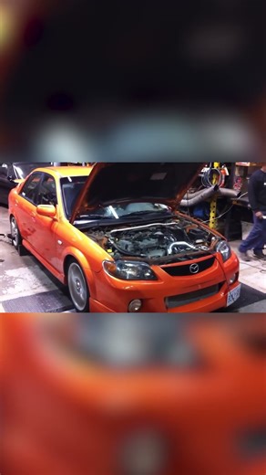 UNDERRATED Mazdaspeed Protege Makes EARGASMIC Turbo Noises! #mazda #jdm #shorts