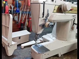 Threading a Singer 431G Slant O Matic Sewing Machine (401, 404, 411)