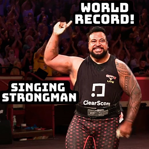 Eddie Williams aka 'The Singing Strongman' WOWed the Royal Albert Hall with a New WORLD RECORD in the Nicol Stones in 2023. Winner of the 2024 'Jimmy Pollock' Trophy. The winner is chosen at World's Strongest Man for their personality, ambassadorship for the sport, and showing the spirit of what it means to be a Strongman. #strongman #worldrecord #agt #australia #EddieWilliams | Giants Live