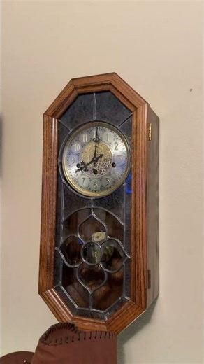 1985 San Francisco Clock Company (SFCC) Triple Chime Wall Clock Demo #clockcollection #clock