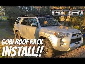 Gobi Stealth Roof Rack Install! On 5th Gen Toyota 4Runner