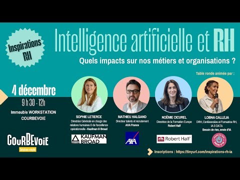 Conférence Inspirations RH à Courbevoie : intelligence artificielle et RH
