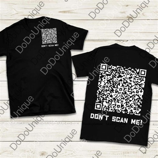 Don't Scan Me! QR Scan Code Joke Funny Png, Sarcastic Graphic Digital, Gag Gift, Trendy Meme Png - Etsy