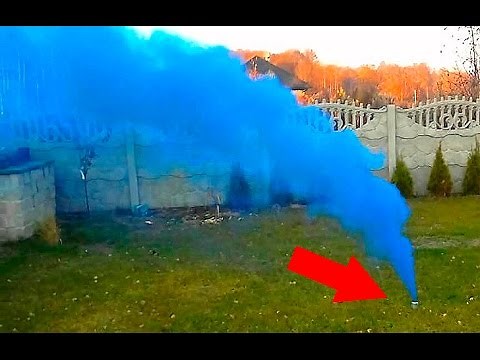 How to make a DIY BLUE smoke flare 🔴 Tutorial