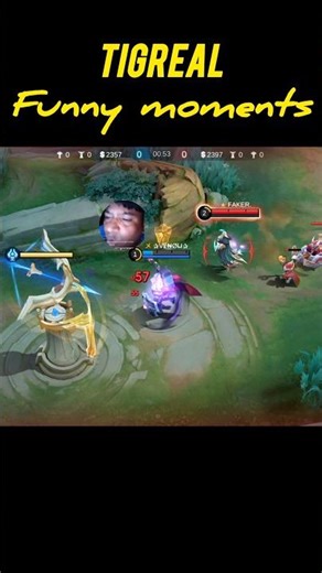 tigreal funny moment 😂 #mobilelegends #tigreal #mlbbshorts #mlbbfunnymoment