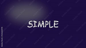 simple text animation. Stock Video