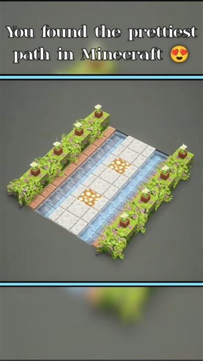 Minecraft Aesthetic Garden Bridge 🌸✨ #Shorts #minecraft