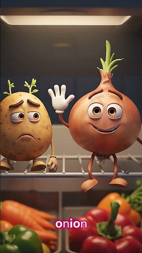 “Did You Know? Your Potato & Onion Are Secret Enemies! 🥔🧅 | Talking Objects
