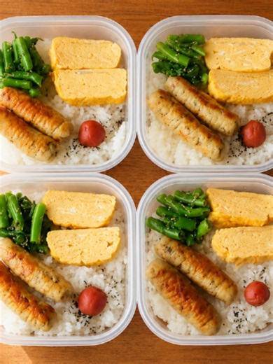 自家製チキンウインナー弁当の作り方｜大葉香る鶏ひき肉のレシピ