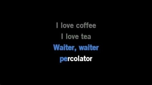 Karaoke Java Jive - The Ink Spots - CDG, MP4, KFN - Karaoke Version