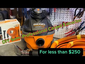 EASY 😀DIY SHOP VAC TO CARPET EXTRACTOR CONVERSION #diy