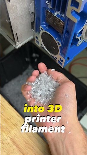 Plastic Bottle Recycling Machine #satisfying #engineering #shredder