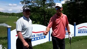 Rod Pampling vs. John Senden in a One Club Challenge