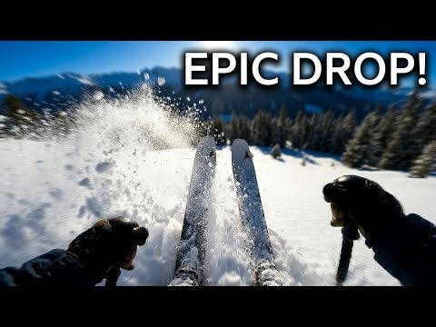 Satisfying First-Person POV Freeride Skiing | GoPro Mountain Run