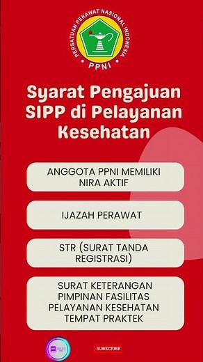 Syarat Pengajuan SIPP di Pelayanan Kesehatan #perawat #sipp