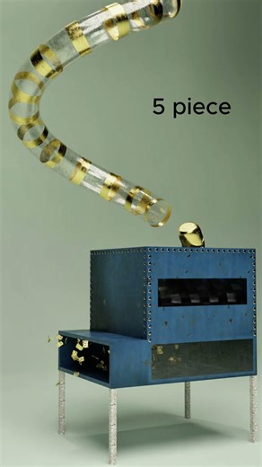 1 vs 10 Objects in a Shredder