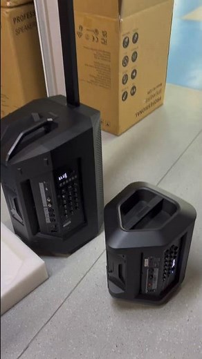 Pa column speaker and 8 inch guitar speaker outdoor with battery line array speaker