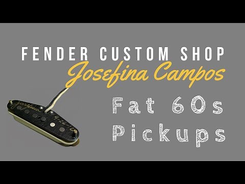 Fender Custom Shop Josefina Campos Fat 60s pickups for Strat - Demo!