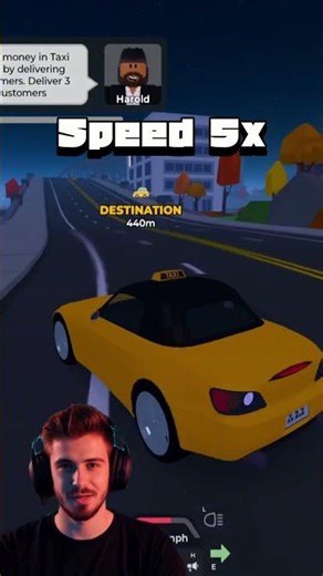 World's Fastest Roblox Taxi Driver! (Insane Speedrun Part 1) #roblox #robloxshorts