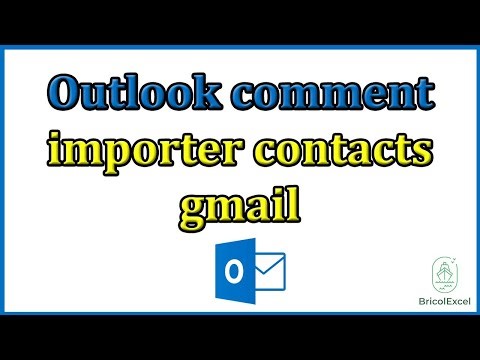 outlook comment importer contacts gmail