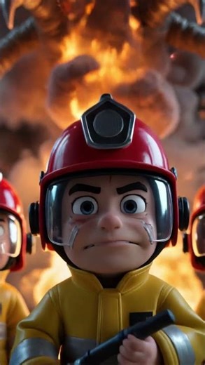 These Tiny Firefighters Are The REAL Kitchen Heroes! 🚒🔥 #shorts