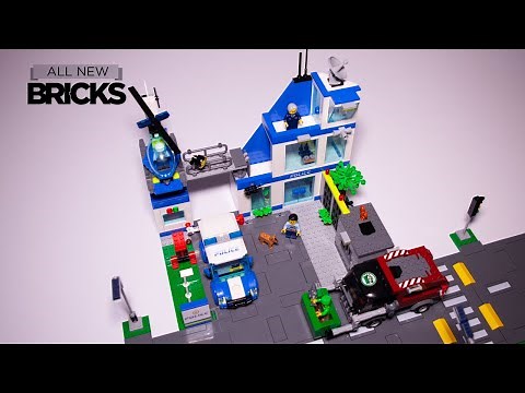 Lego City 60316 Police Station Speed Build with Road Plates