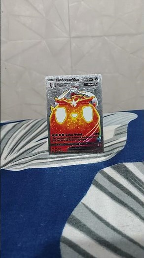 Pokemon silver card cinderace vmax