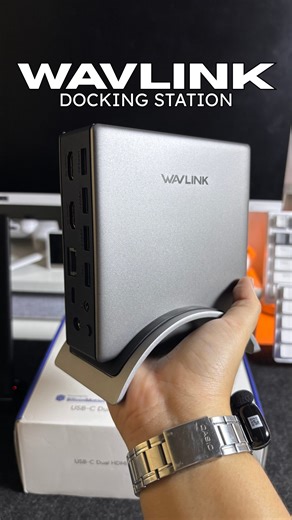Jo Hanna | Tech and Setup on Instagram: "Thanks to WAVLINK PH for sending over their 10-in-1 USB 3.0 Universal Docking Station. This is a massive win for anyone running a multi-monitor setup. • Expanded View: Dual HDMI support for a crisp Dual 2K display. • One-Cable Solution: 100W PD charging keeps your laptop powered while connecting all your gear. • Solid Reliability: Includes a dedicated Ethernet port for stable, lag-free internet. • Broad Support: From M1/M2 MacBooks to Surface and Dell XPS