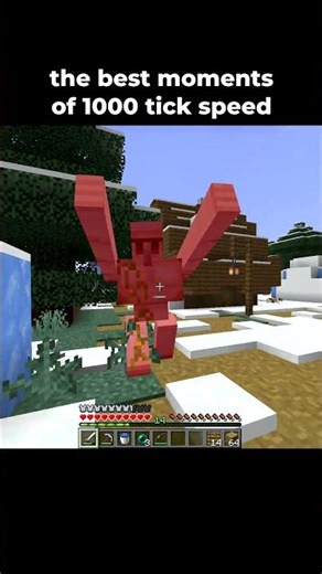 Minecraft 1000 Tick Speed Moment