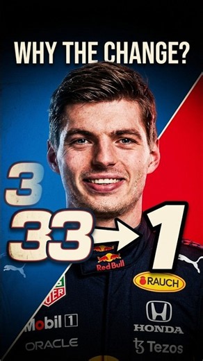 Why Max Verstappen chose 33! 🤯 #f1 #verstappen