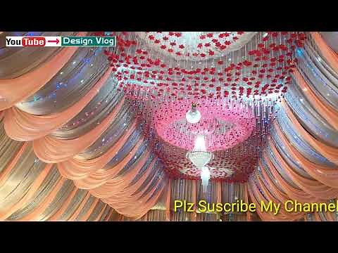 Beautiful Wedding pandal decoration // Lighting pandal decoration // Best wedding pandal decoration