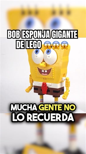 BOB ESPONJA GIGANTE DE LEGO😱 #lego #legos #bobesponja #caricaturas #animación