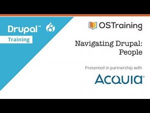 Mind Luster - Learn Drupal 8 Beginner Lesson 14 People