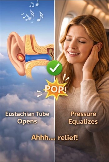 Why your ears pop on airplanes