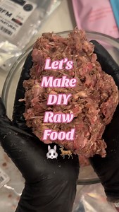 6K views · 116 reactions | Let’s make DIY raw food 數 Super easy, complete & balanced rabbit/venison raw food for my cat and dog! Meat from: @rawfeedingmiami Balancing mix from: @hunde.au #dogfood #catfood #diyraw #rawpetfood #homemaderaw #birdflu #diycatfood #diydogfood #homemaderawcatfood #homemaderawdogfood #diy #petnutrition | hoogie_bear_ | Facebook