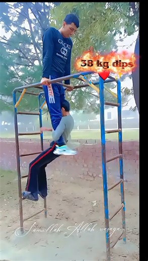 perfect weighted dips #calisthenics #viral